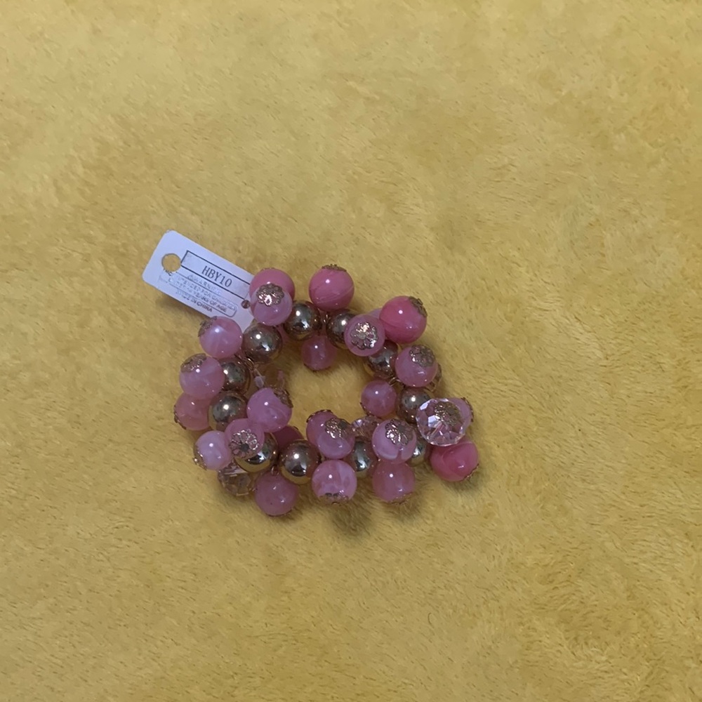 PINK cluster bracelet